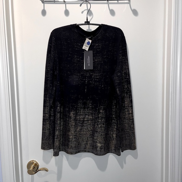 Lafayette 148 black and gold wool sweater - Picture 1 of 12